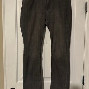 Lee Women's Dark Gray Straight Leg Jeans